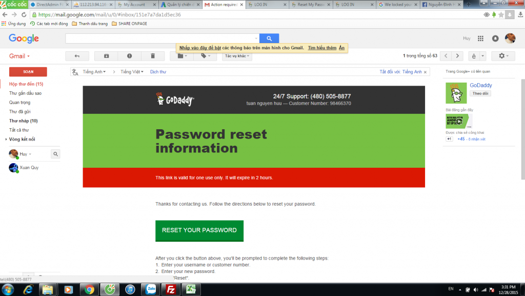 Khôi phục tài khoản godaddy bị khóa nhập pass mới Khôi phục tài khoản godaddy bị khóa nhập pass mới