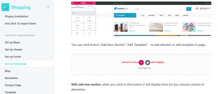 Quy trình cài đặt theme shopping wordpress của Opal làm demo
